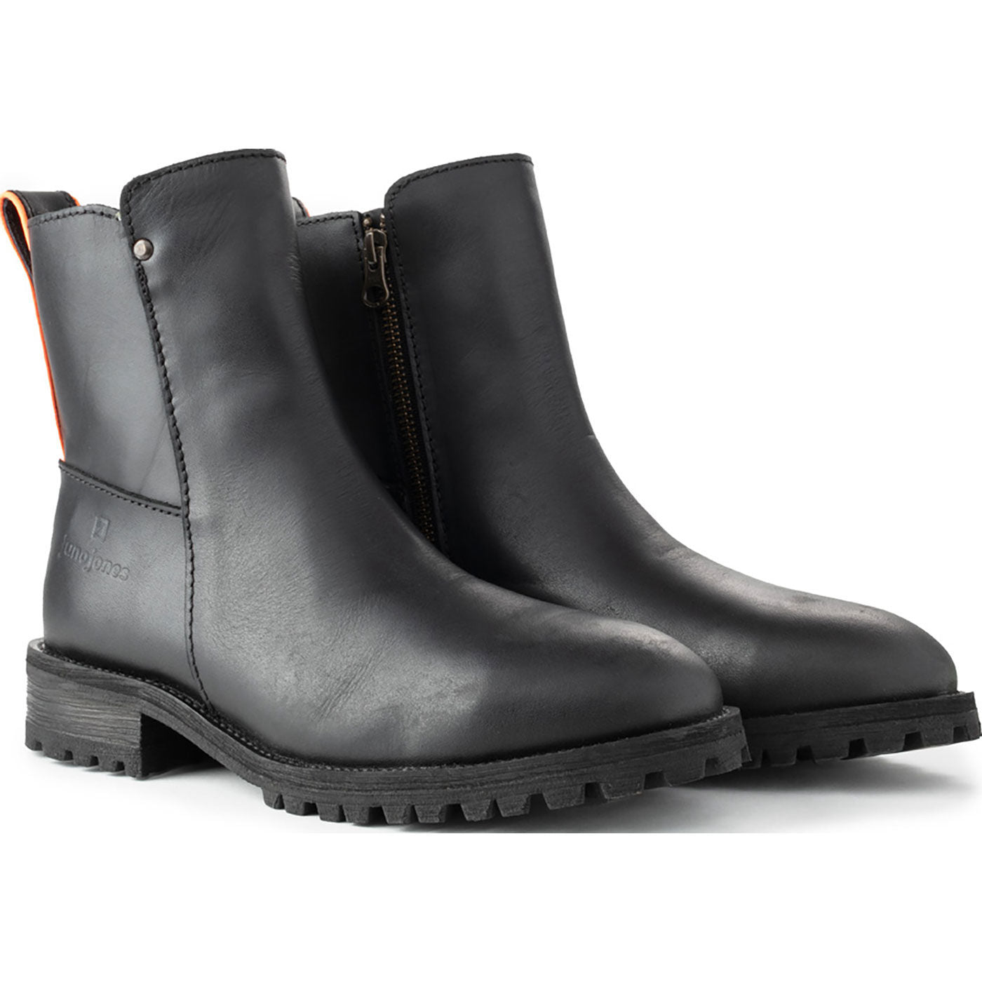 Juno Jones Meti Women's 6-inch Steel Toe Puncture-Resisting Pull-on Zipper Work Boot - front