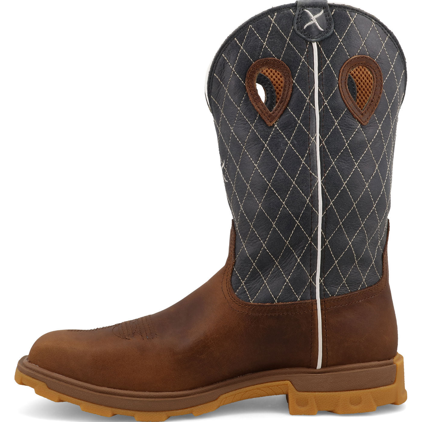 Twisted X UltraLite X Men's 12-Inch Carbon Nano Toe Electrical Hazard Waterproof Western Work Boot - profile