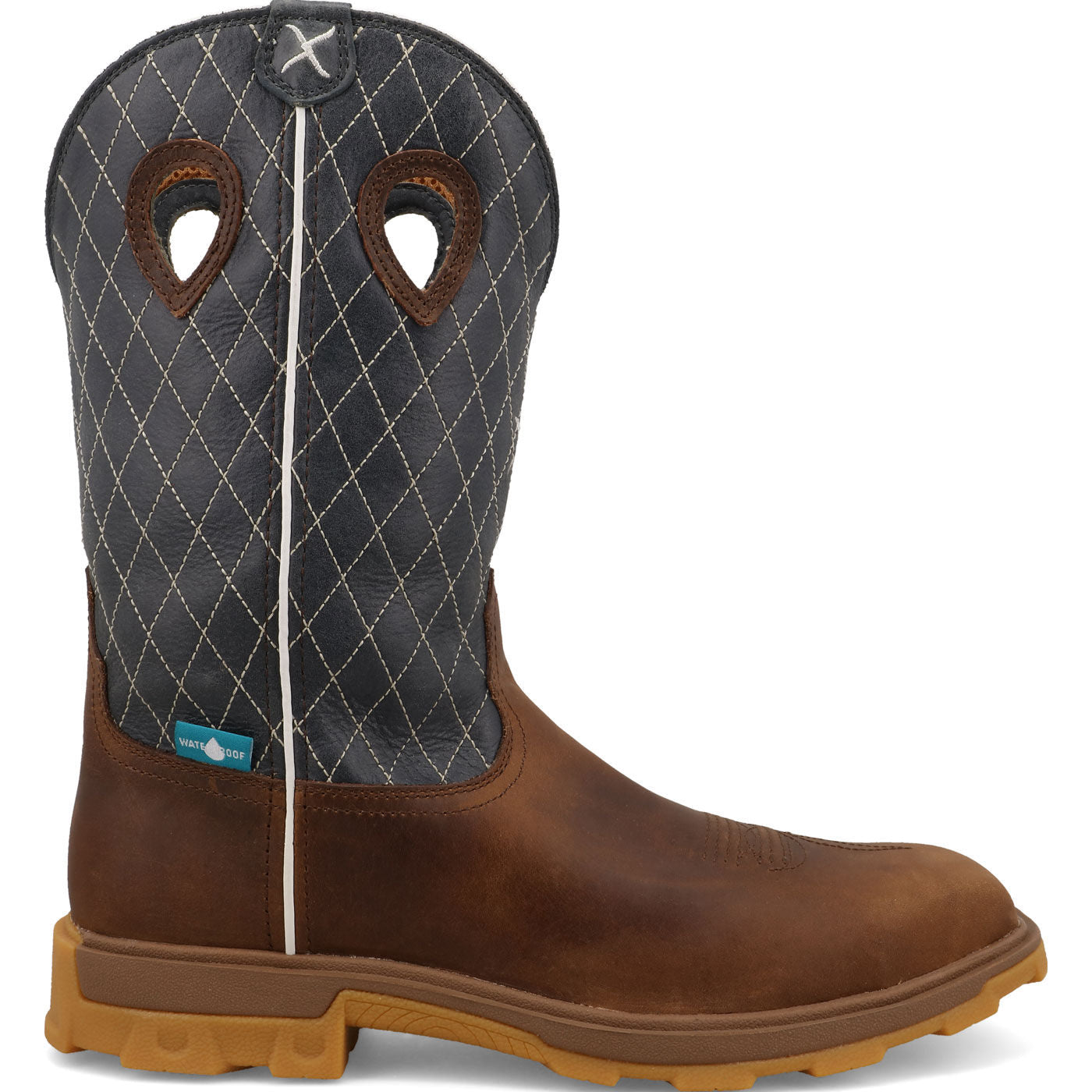 Twisted X UltraLite X Men's 12-Inch Carbon Nano Toe Electrical Hazard Waterproof Western Work Boot - profile