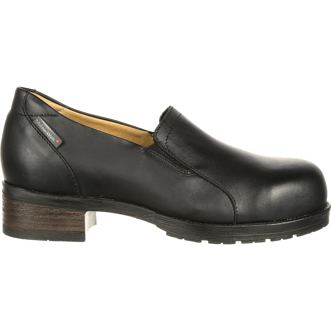 Mellow Walk Vanessa Women's Steel Toe CSA-Approved Puncture-Resistant Slip-On Work Shoe - profile