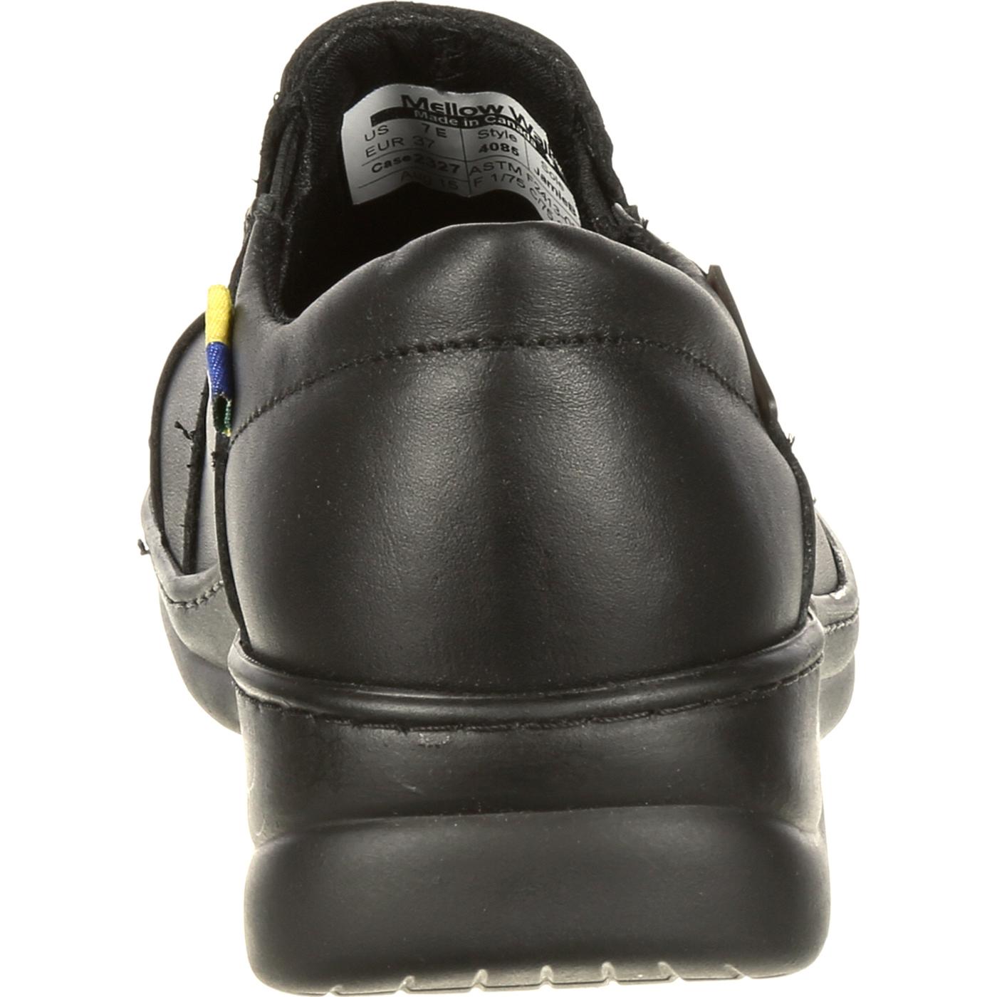 Mellow Walk Women's Jamie Steel Toe CSA-Approved Static Dissipative Slip-On Work Shoe - back