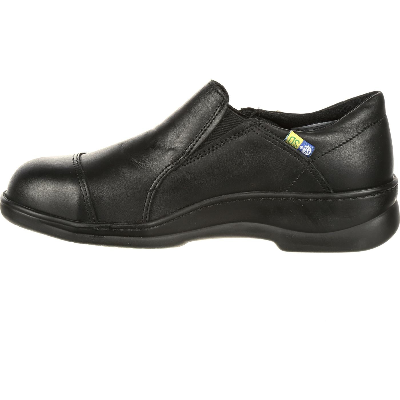 Mellow Walk Women's Jamie Steel Toe CSA-Approved Static Dissipative Slip-On Work Shoe - profile