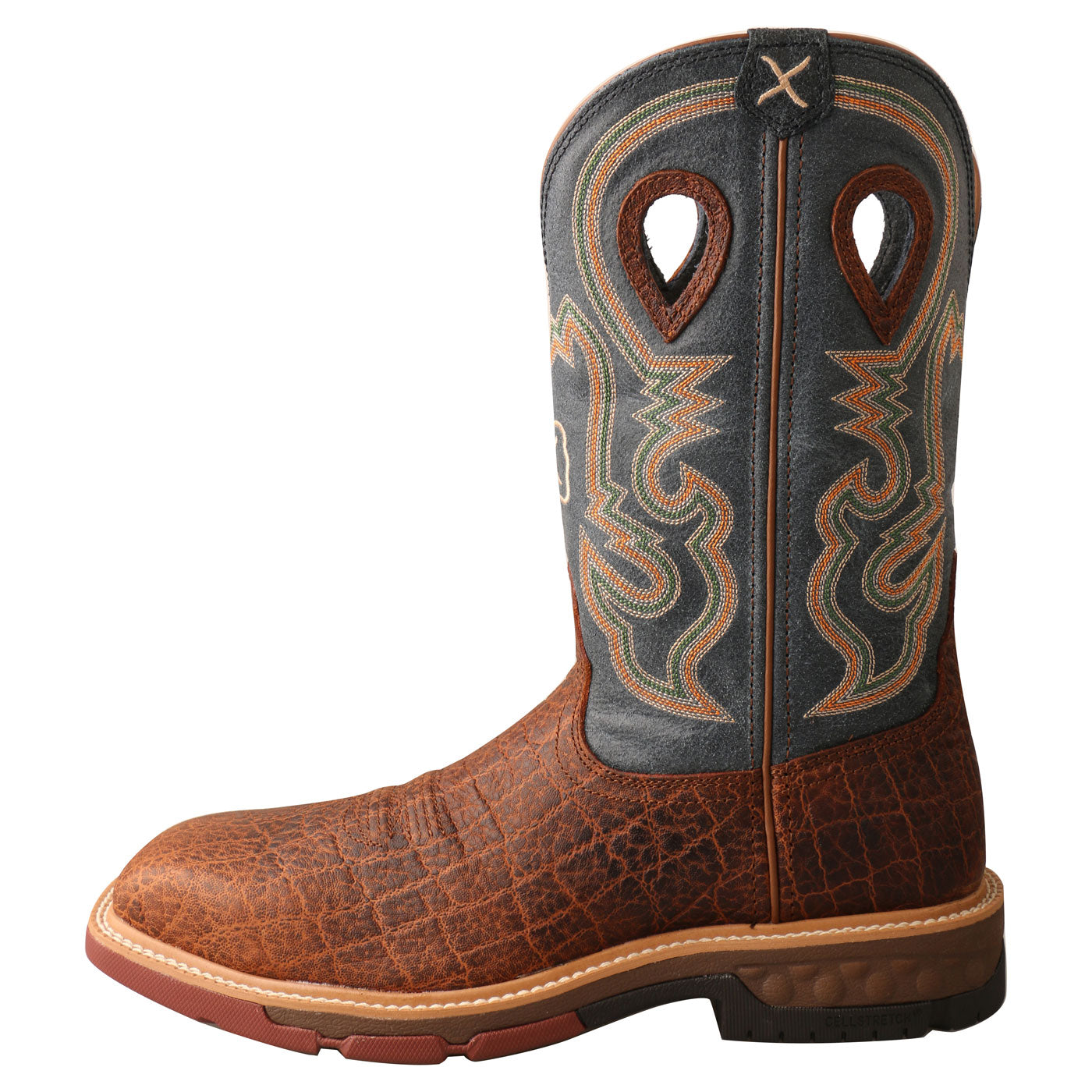 Twisted X Men's 12-Inch Alloy Toe Electrical Hazard Western Work Boot - profile