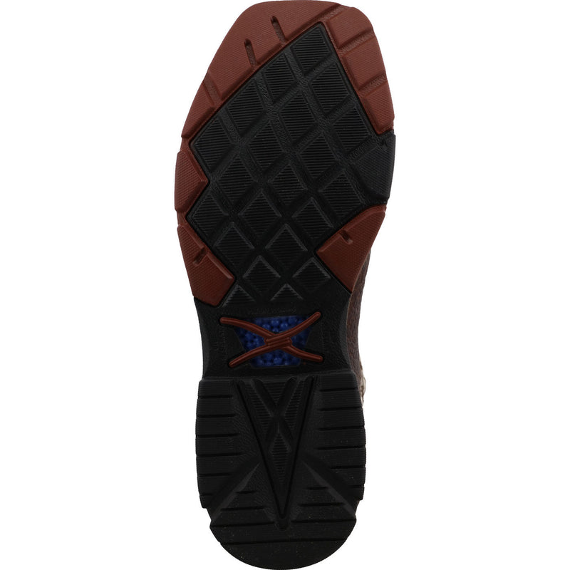 Twisted X CellStretch Men's 12-Inch Alloy Toe Electrical Hazard Western Work Boot - outsole