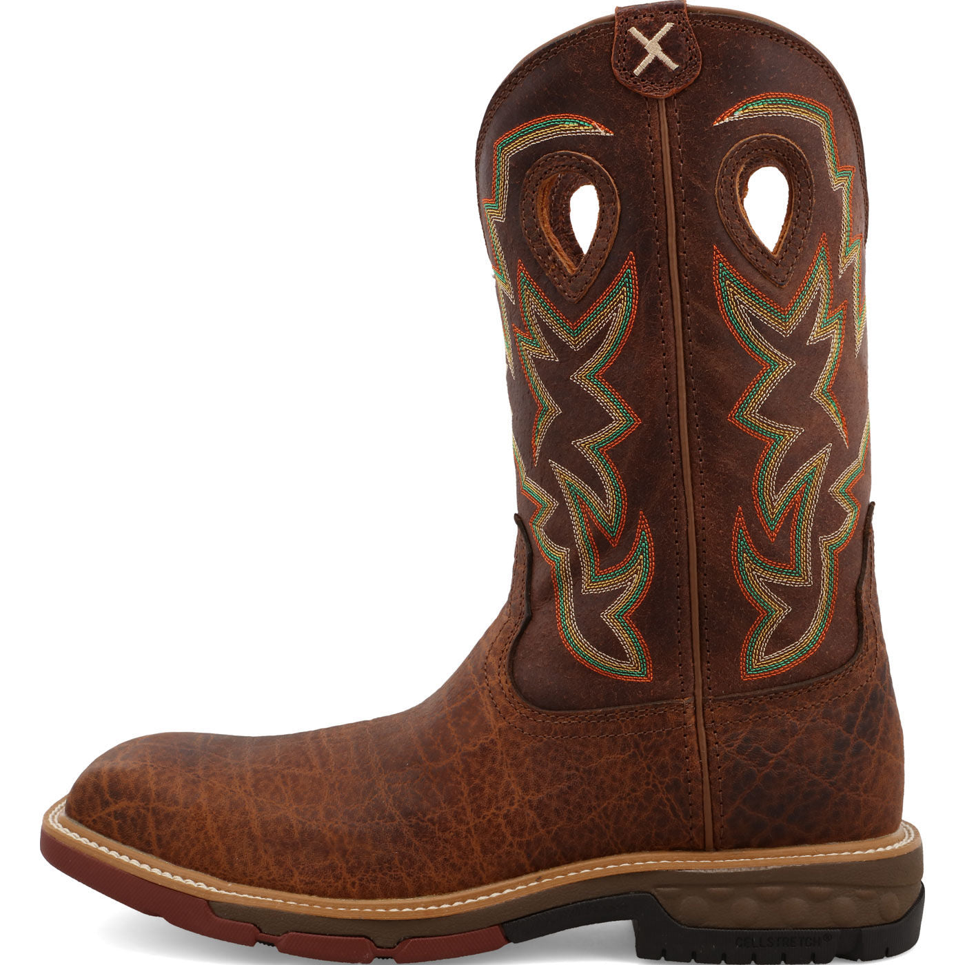 Twisted X Men's 12-Inch Carbon Nano Toe Electrical Hazard Western Work Boot - profile