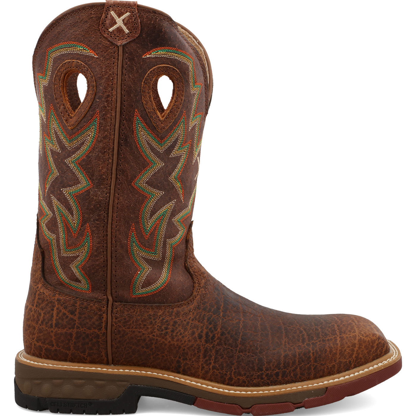 Twisted X Men's 12-Inch Carbon Nano Toe Electrical Hazard Western Work Boot - profile