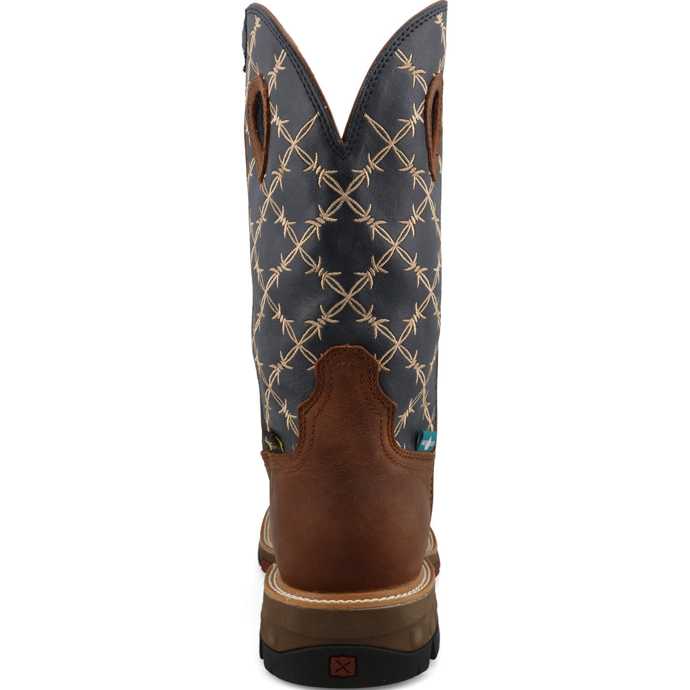 Twisted X Men's 12-Inch Internal Met Carbon Nano Toe Waterproof Western Work Boot - back