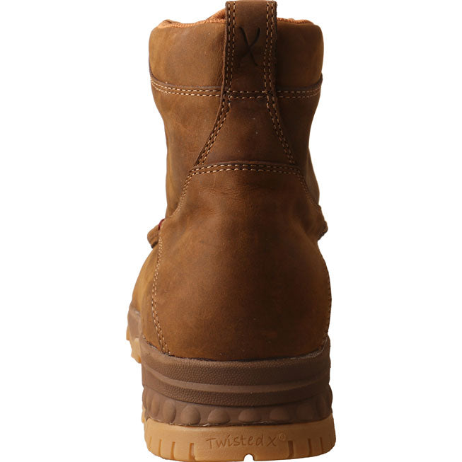 Twisted X CellStretch Men's 6-Inch Moc Composite Toe Electrical Hazard Work Boot - back