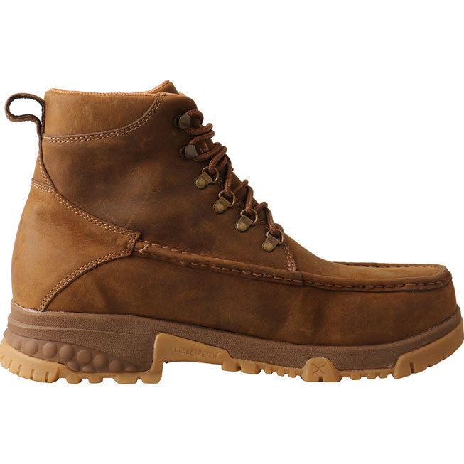 Twisted X CellStretch Men's 6-Inch Moc Composite Toe Electrical Hazard Work Boot - profile