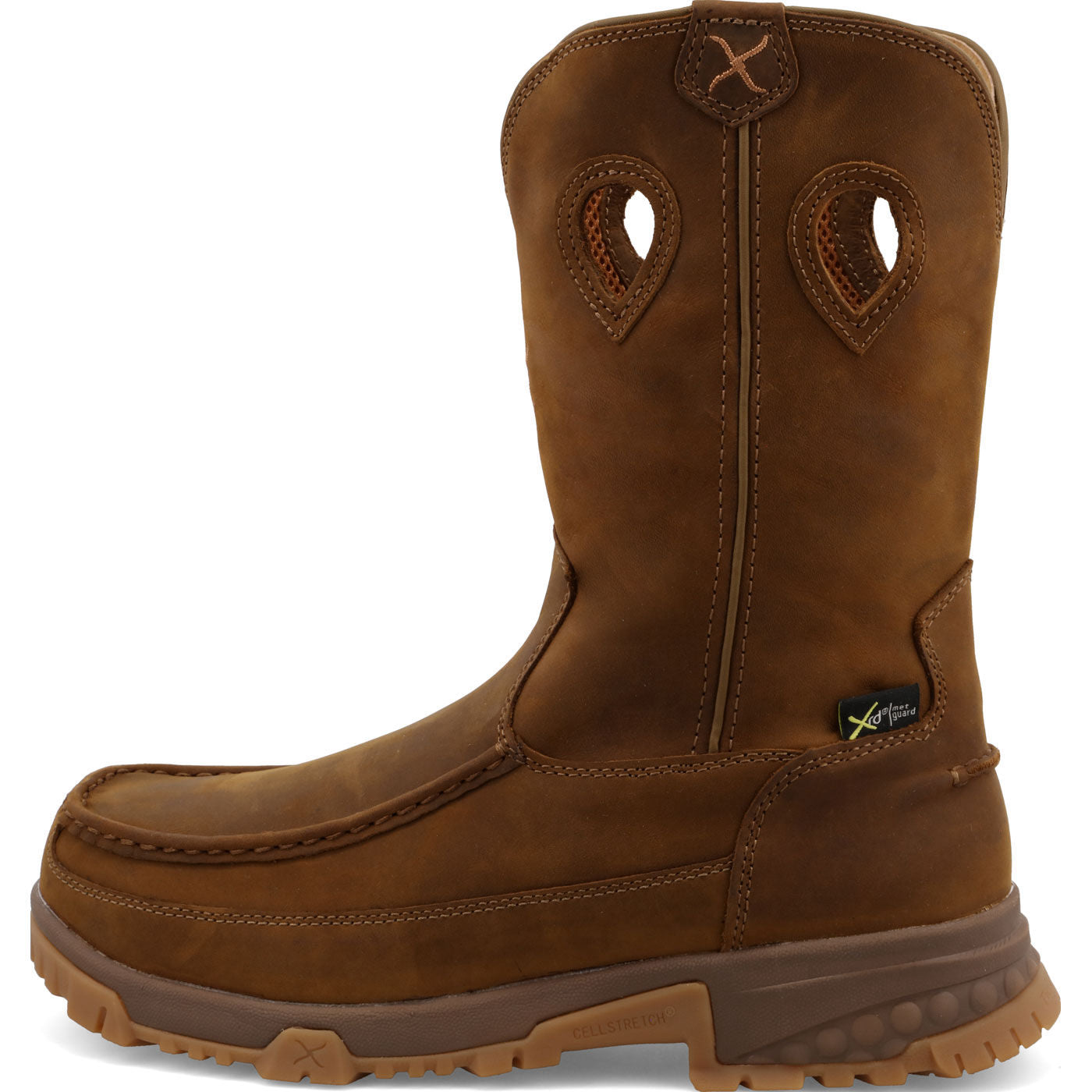 Twisted X Moc Men's 11-inch Internal Metatarsal Carbon Nano Toe Pull-on Work Boot - profile