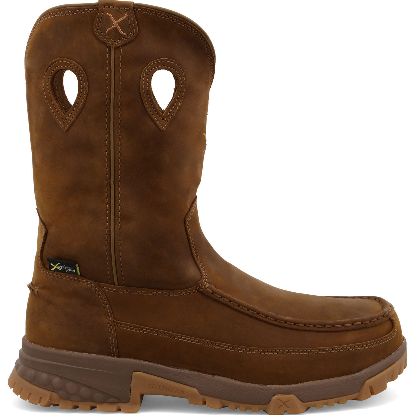 Twisted X Moc Men's 11-inch Internal Metatarsal Carbon Nano Toe Pull-on Work Boot - profile