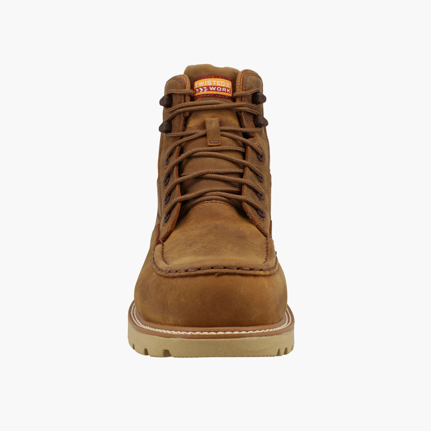 Twisted X Men's CellStretch 6-Inch Moc Nano Toe Electrical Hazard Waterproof Leather Work Boot