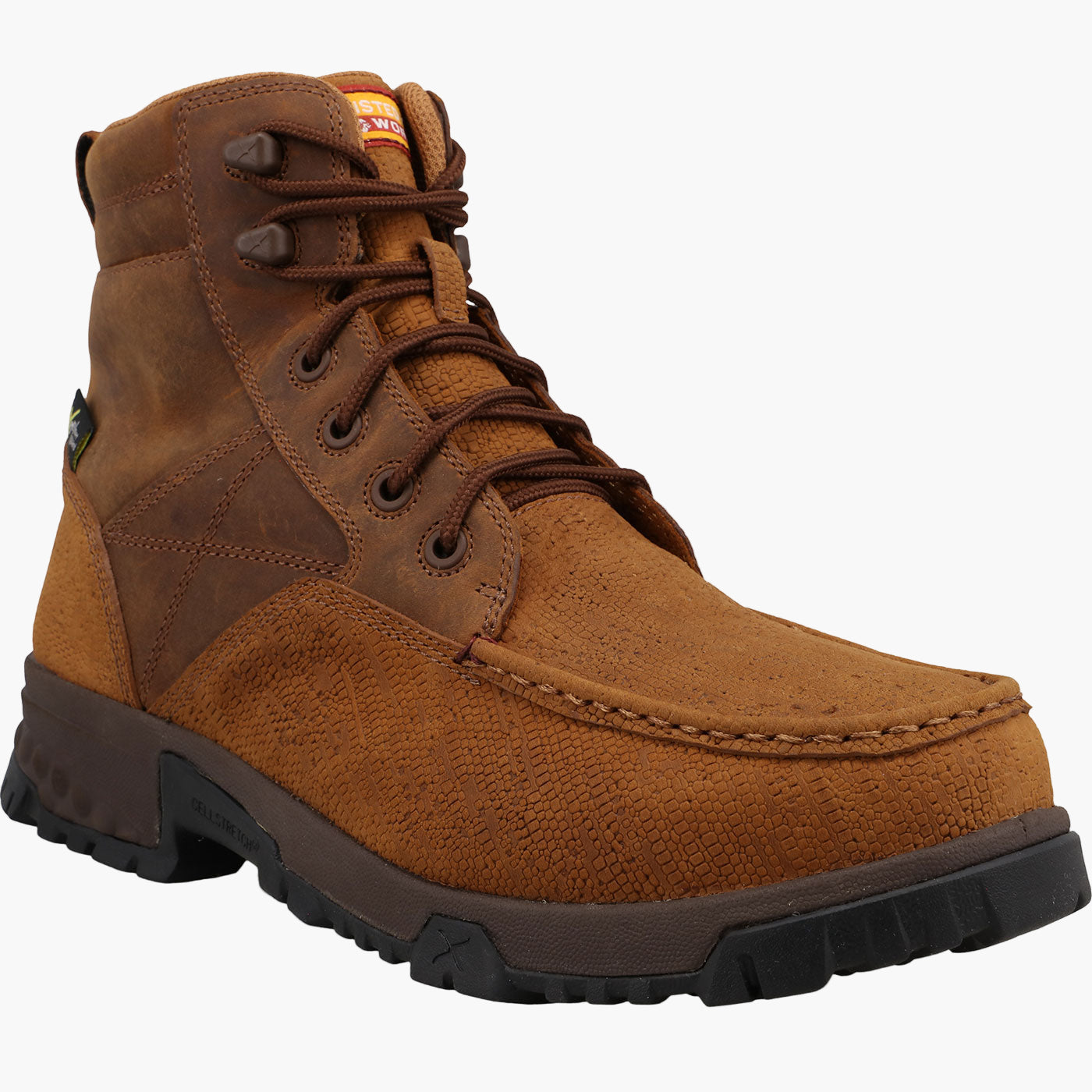 Twisted X Men's 6-Inch Internal Metatarsal Nano Toe Electrical Hazard Waterproof Leather Work Boot