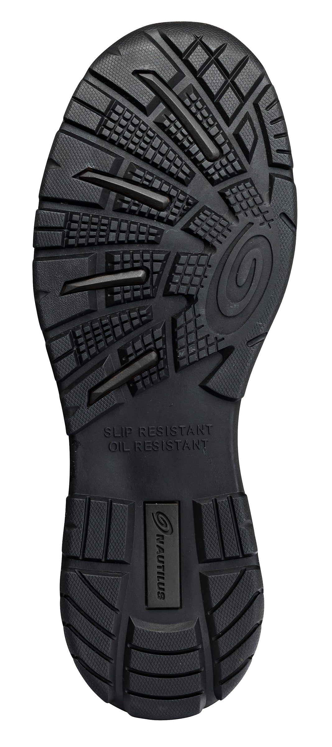 Nautilus ESD Women's Carbon Toe Static Dissipative Non-Metallic Leather Slip On Work Shoe - outsole