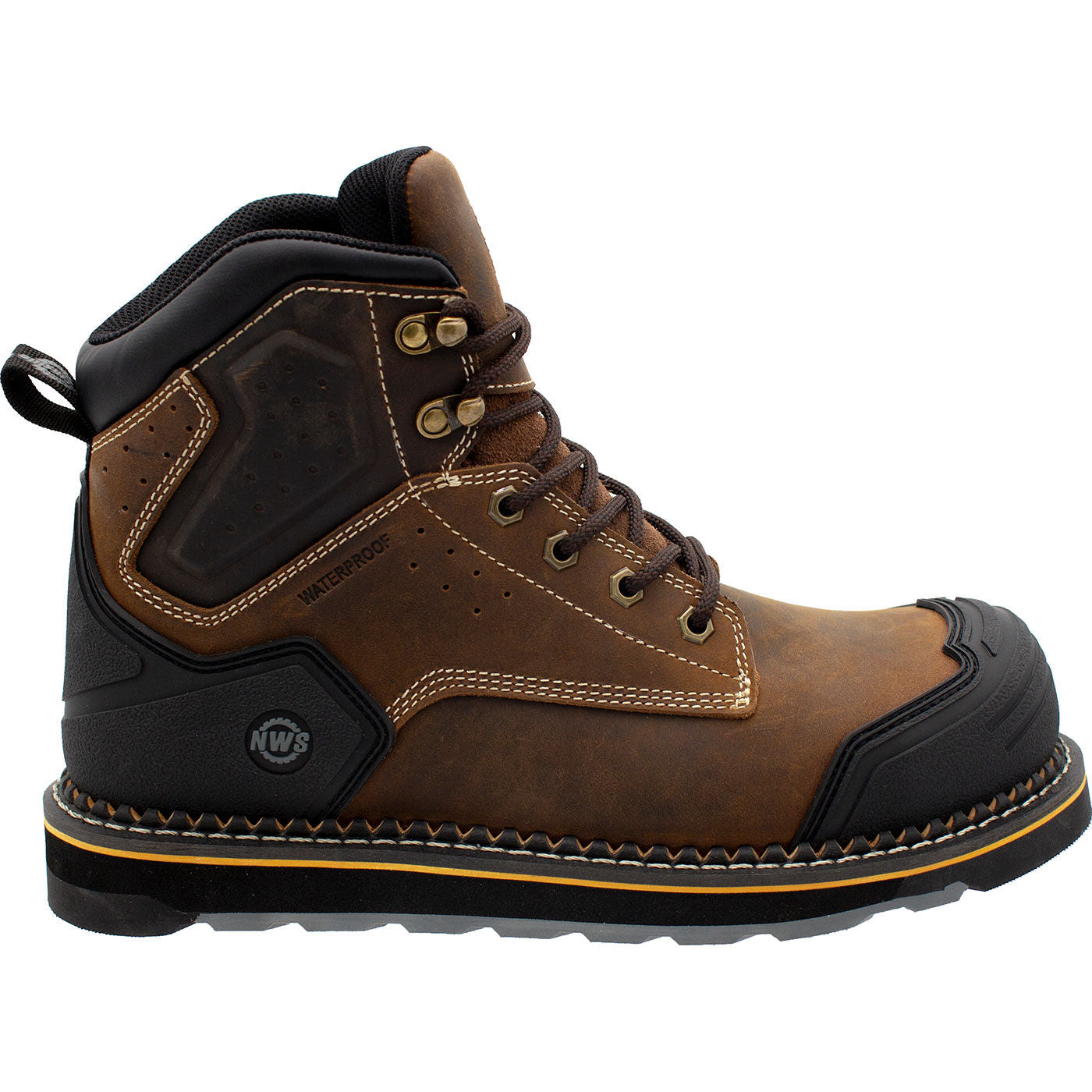 Northside Work Akron Men's 6-inch Nano Toe Electrical Hazard