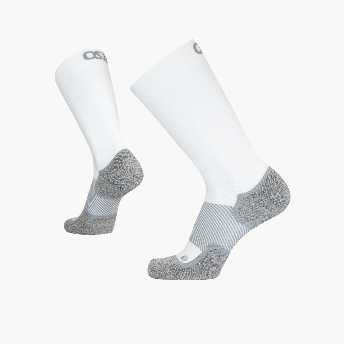 OS1st WIDE Unisex Wellness Performance White Crew Socks