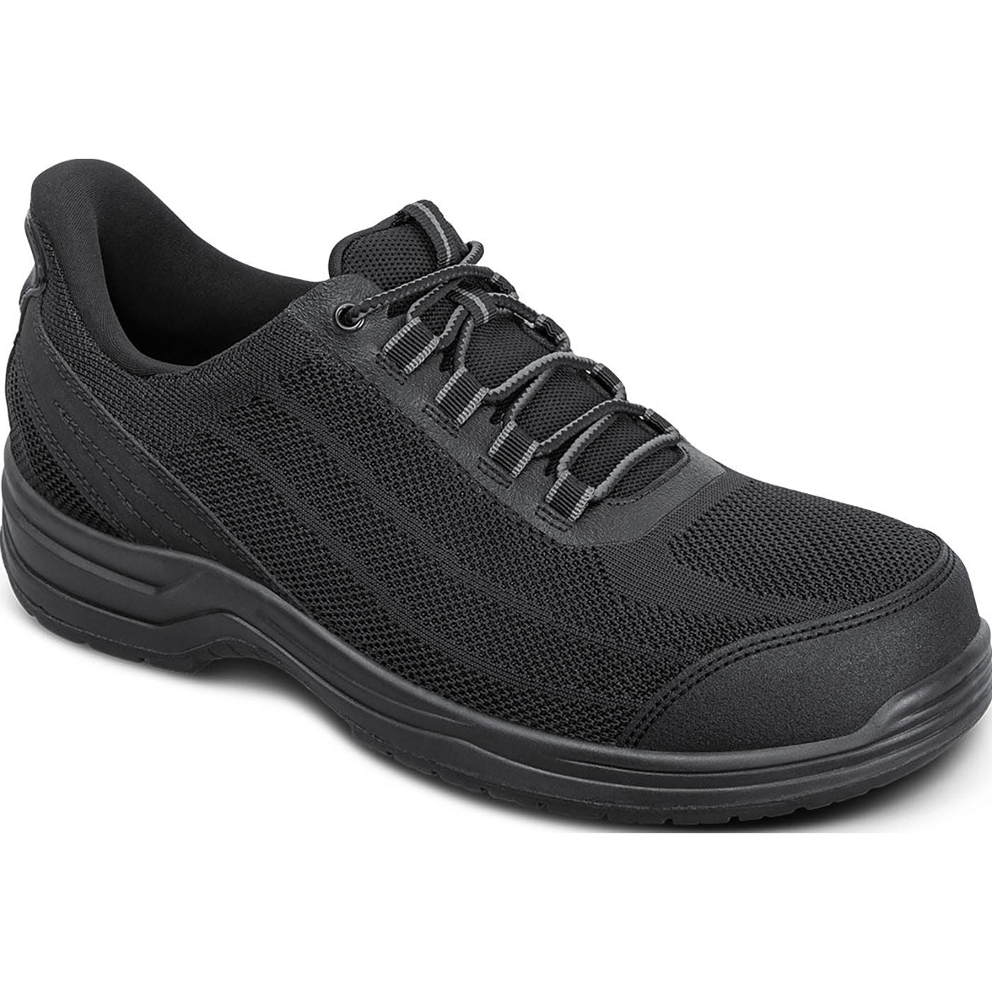 OrthoFeet Onyx Hands-Free Men's Composite Toe Electrical Hazard Slip-Resisting Athletic Work Shoe - main
