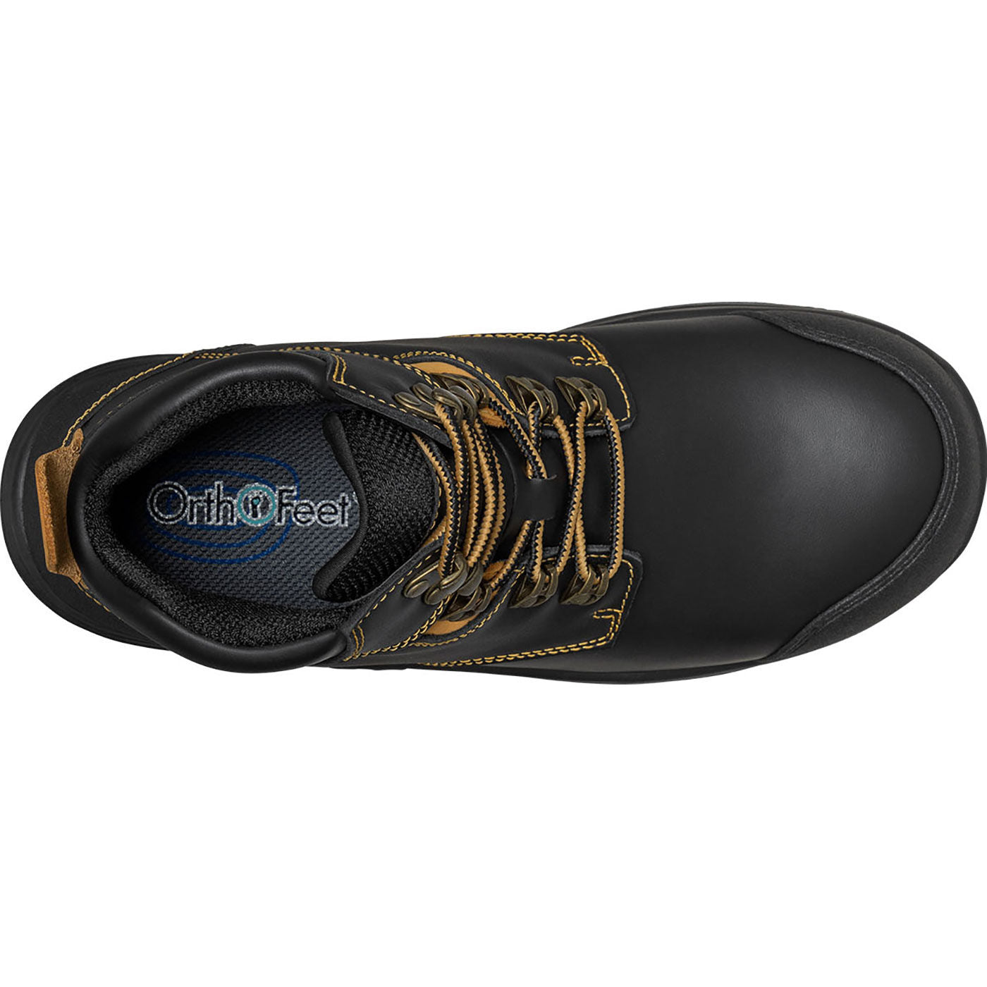 OrthoFeet Granite Men's 6-inch Composite Toe Electrical Hazard Waterproof Work Boot - birdseye