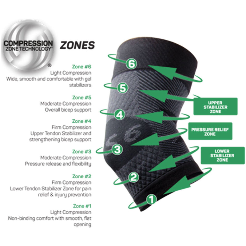 OS1st ES6 Unisex Performance Elbow Bracing Sleeve - outsole