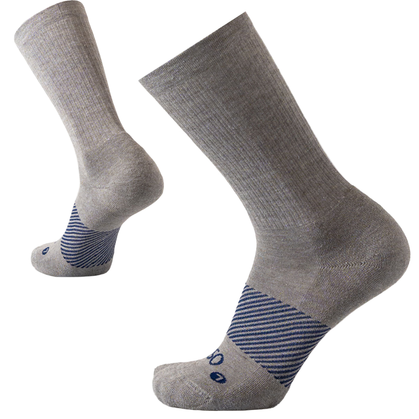 OS1st Wicked Comfort Merino Unisex Grey Crew Socks