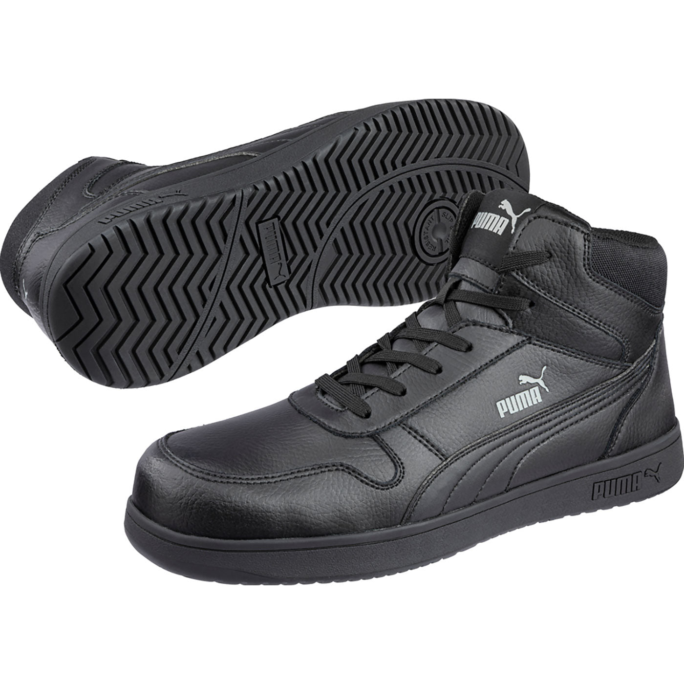 Puma Safety Heritage Frontcourt Mid Women's Composite Toe Electrical Hazard Athletic Work Shoe - front