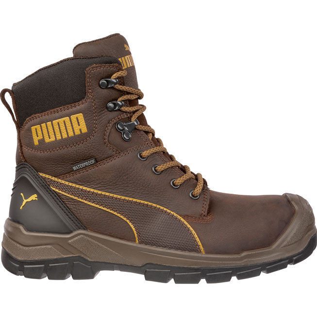 Puma Safety Conquest CTX Men's 7 inch Composite Toe Electrical Hazard Waterproof Side Zip Work Boot - profile