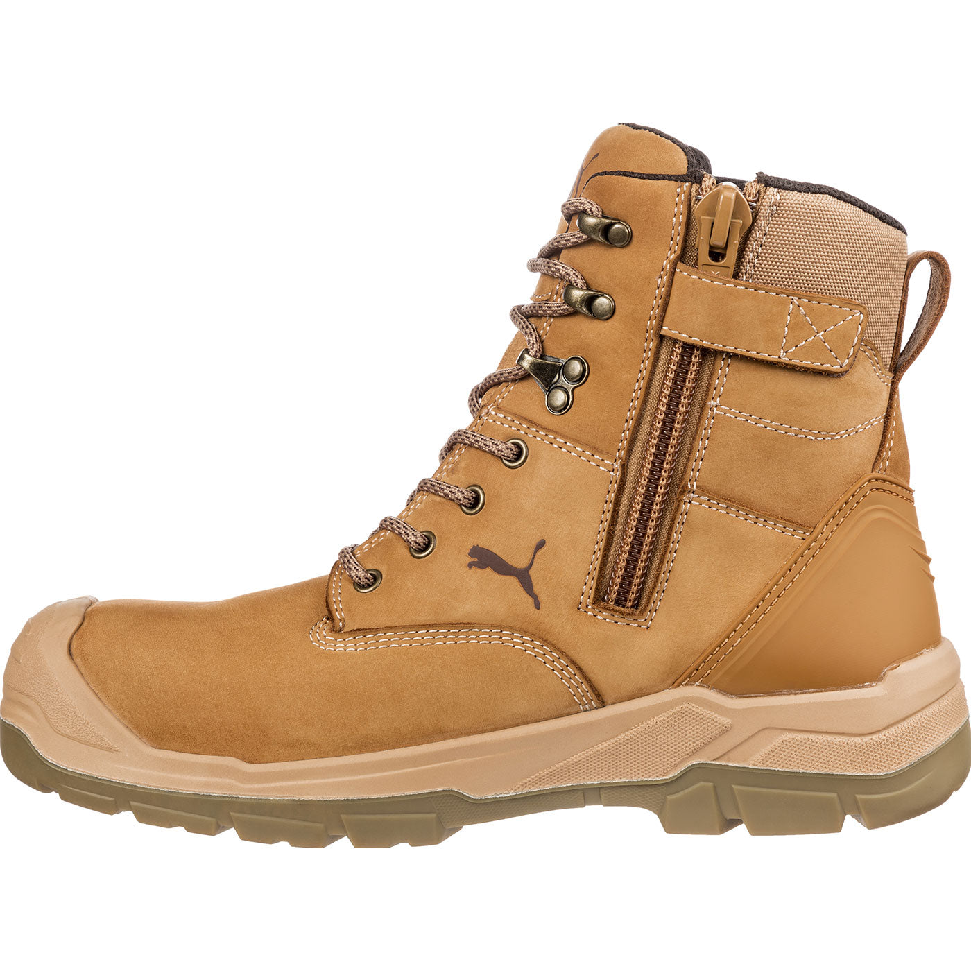 Puma Safety Conquest CTX Men's 7 inch Composite Toe Electrical Hazard Waterproof Side Zip Work Boot - profile