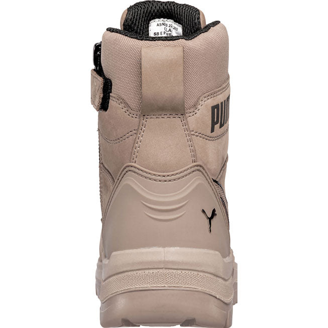 Puma Safety Conquest CTX Men's 7 inch Composite Toe Electrical Hazard Waterproof Side Zip Work Boot - back