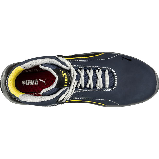 Puma Safety Moto Protect Touring Mid Men's 6 inch Composite Toe Electrical Hazard Work Athletic - birdseye