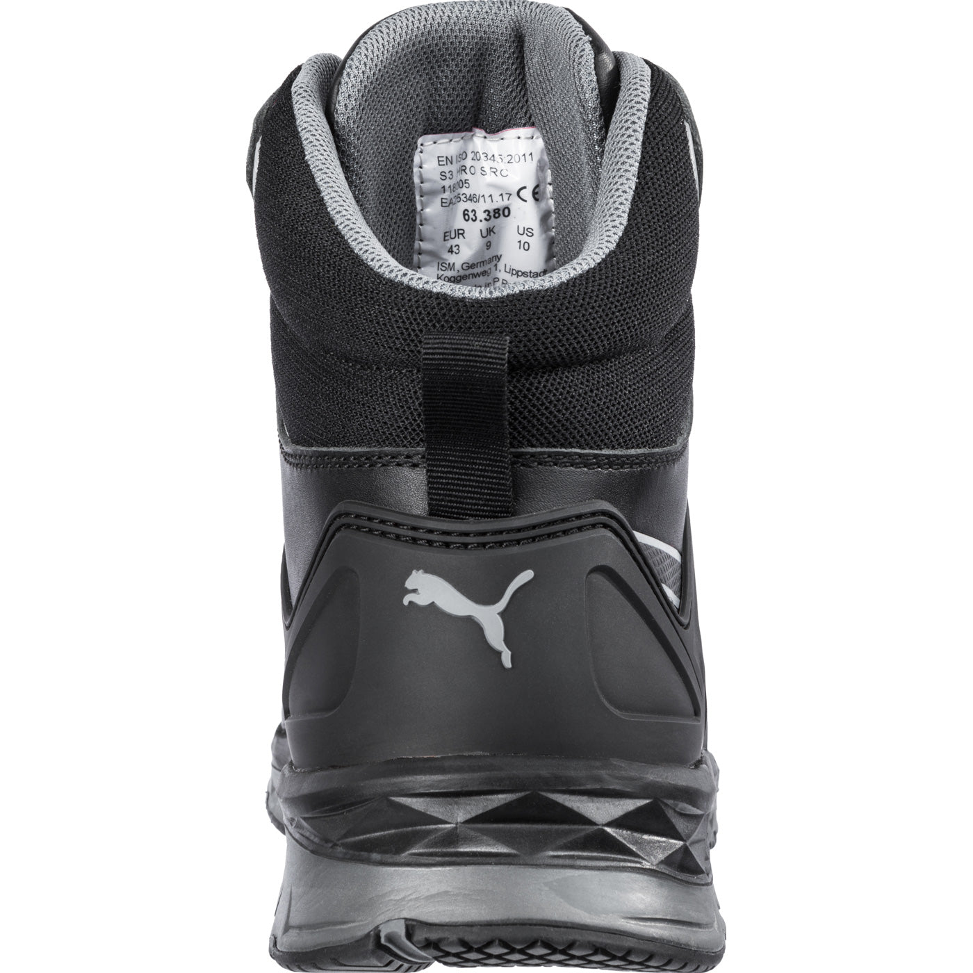 Puma Velocity 2.0 Mid Men's 5 inch Composite Toe Static Dissipative Athletic Work Shoe - back