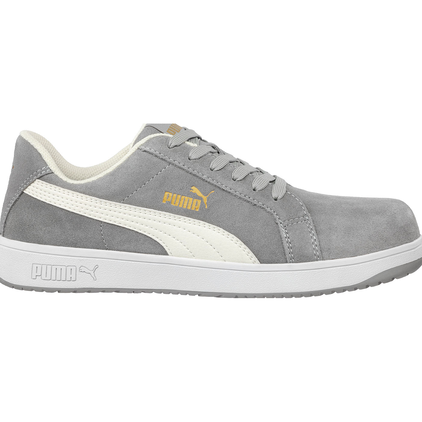 Puma Safety Iconic Suede Women's Fiberglass Toe Static-Dissipative Athletic Work Shoe - profile