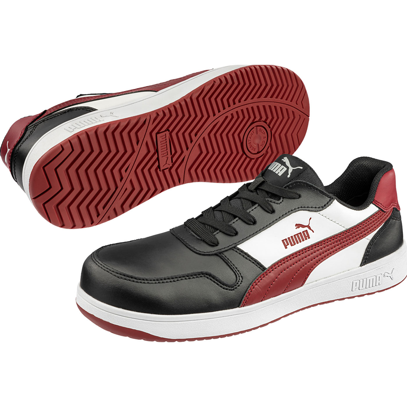 Puma Safety Heritage Frontcourt Low Women's Composite Toe Electrical Hazard Athletic Work Shoe - front