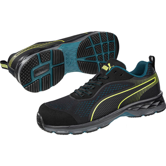 Puma Safety Motion Protect Fuse Knit 2.0 Women's Fiberglass Toe Electrical Hazard Athletic Work Shoe - front