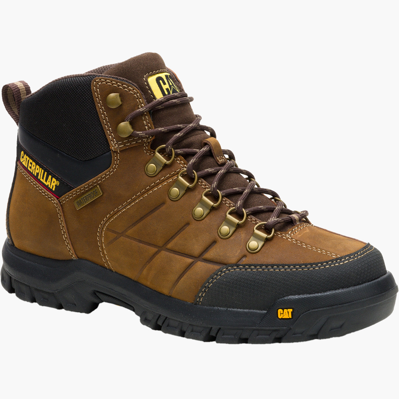 Cat Threshold Men's 6-inch Electrical Hazard Waterproof Work Boot