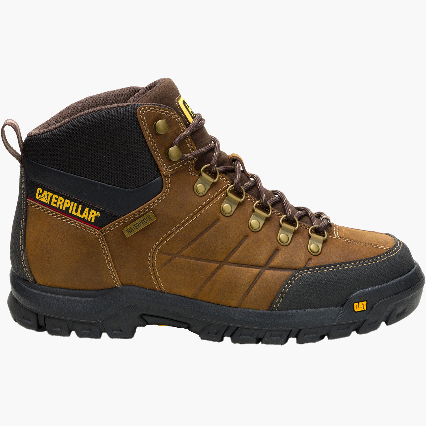 Cat Threshold Men's 6-inch Electrical Hazard Waterproof Work Boot
