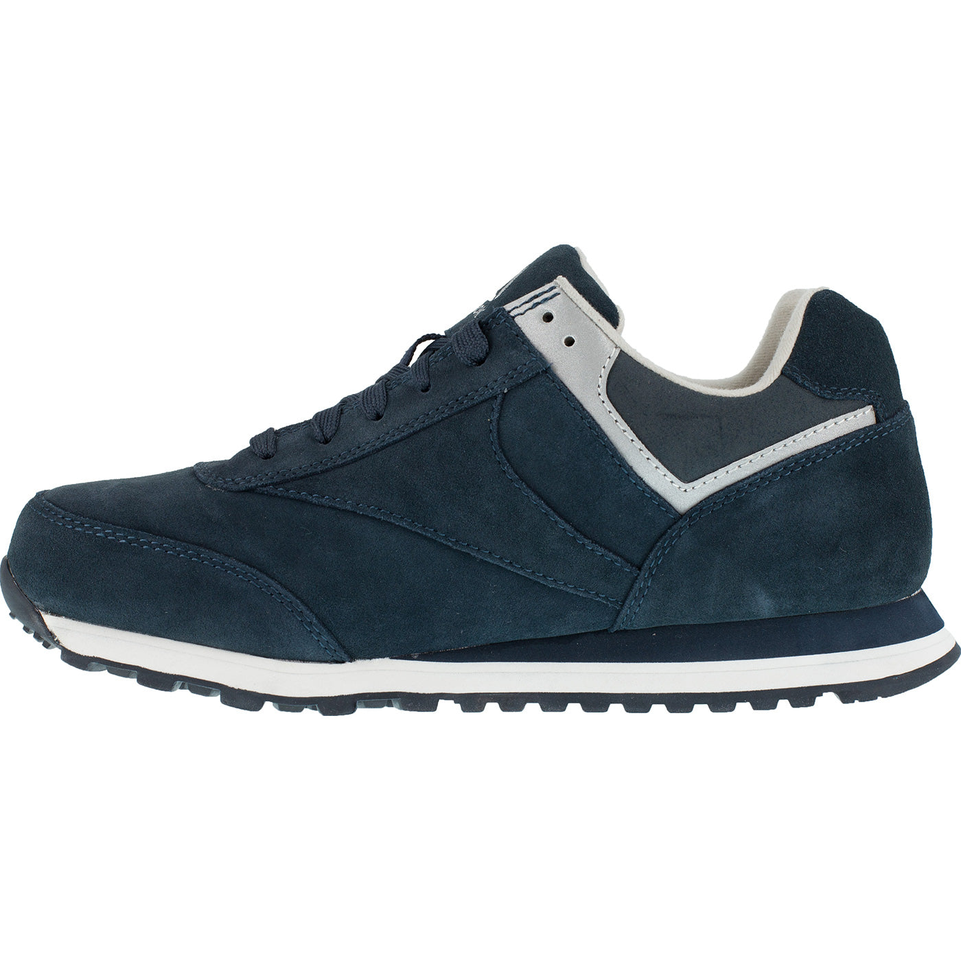 Reebok Leelap Retro Jogger Steel Toe Electrical Hazard Navy Work Shoe - profile