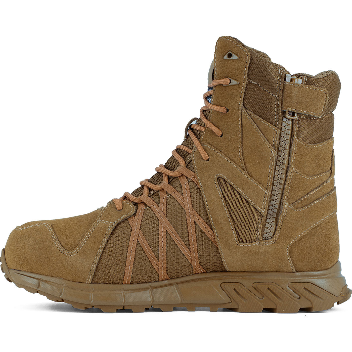 Reebok Trailgrip Tactical Men's 8-Inch Composite Toe Electrical Hazard 400G Insulated Waterproof Zipper Boot - profile