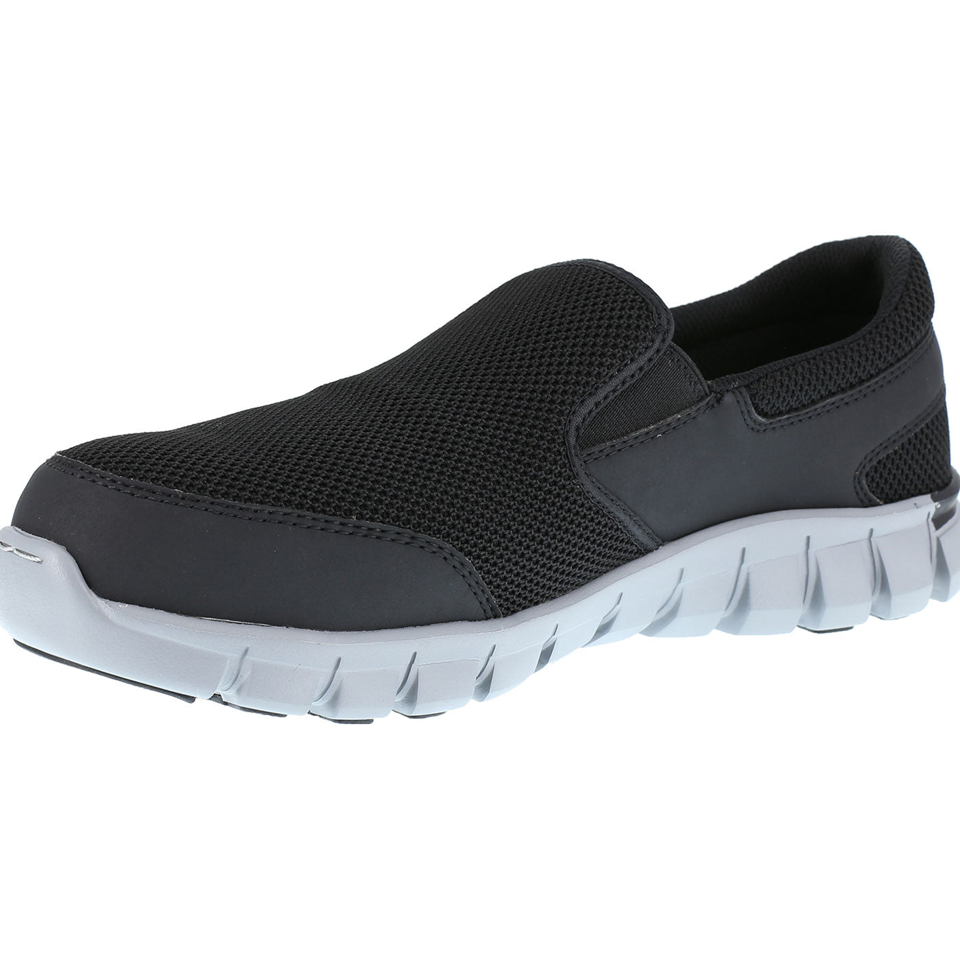 Reebok Sublite Cushion Work Men's Alloy Toe Electrical Hazard Work Athletic Oxford Slip-on Shoe - profile