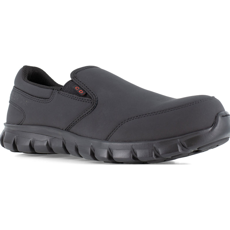 Reebok Sublite Cushion Work Men's Composite Toe Conductive Slip-On Work Shoe - main