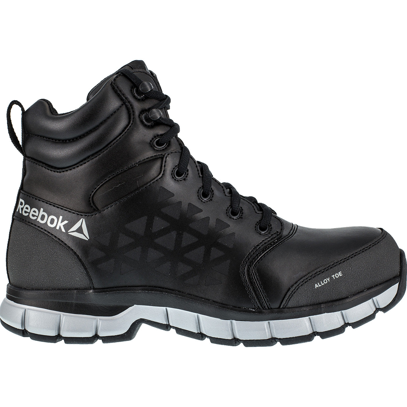 Reebok Sublite Cushion Work Men's 6 inch Alloy Toe Electrical Hazard Athletic Work Shoe - profile