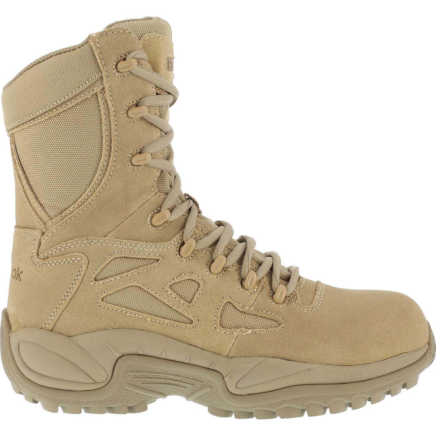 Reebok Stealth Composite Toe Duty Boot with Side Zipper - profile
