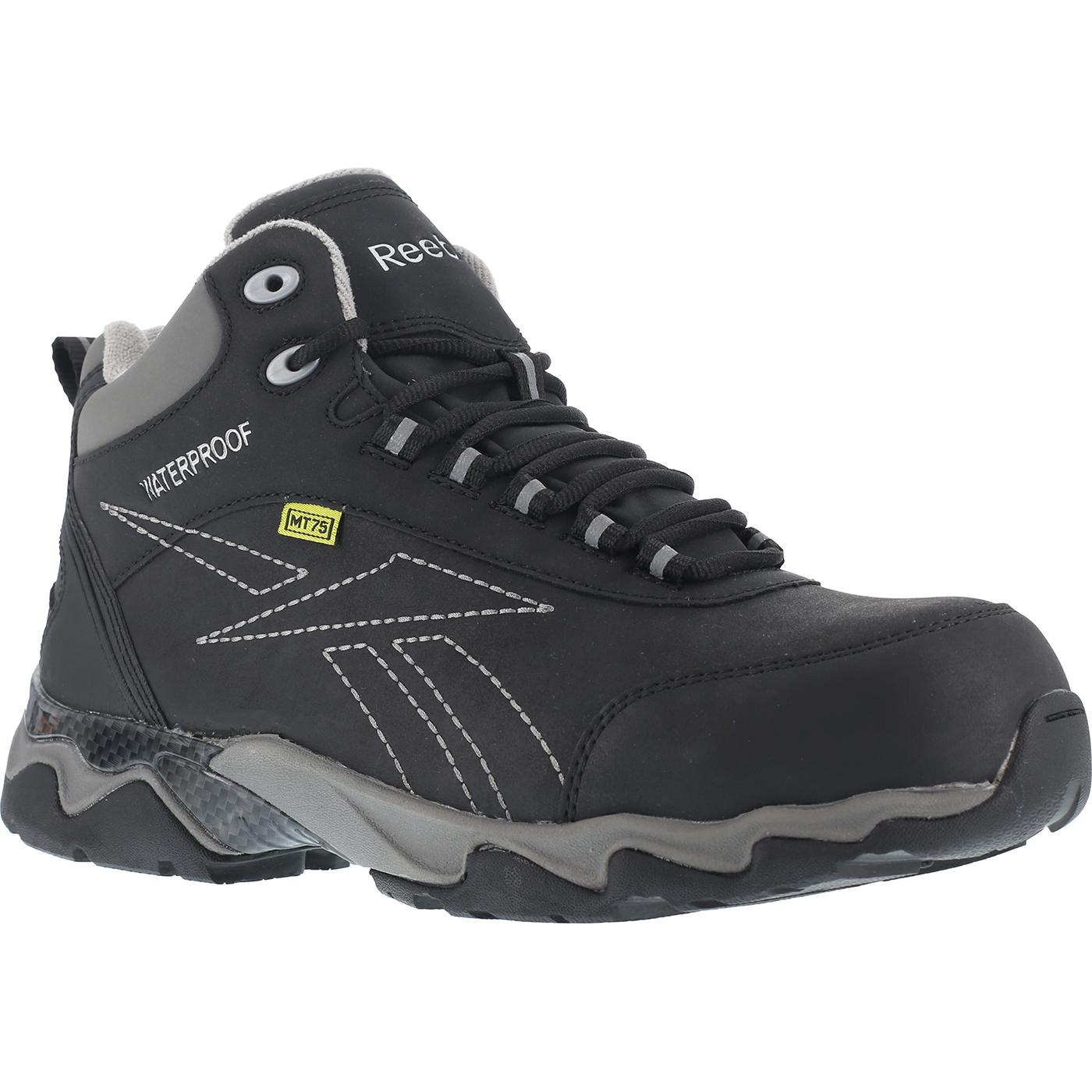 Reebok Beamer Men's Composite Toe Internal Metatarsal Guard Waterproof Black Work Hiker - main