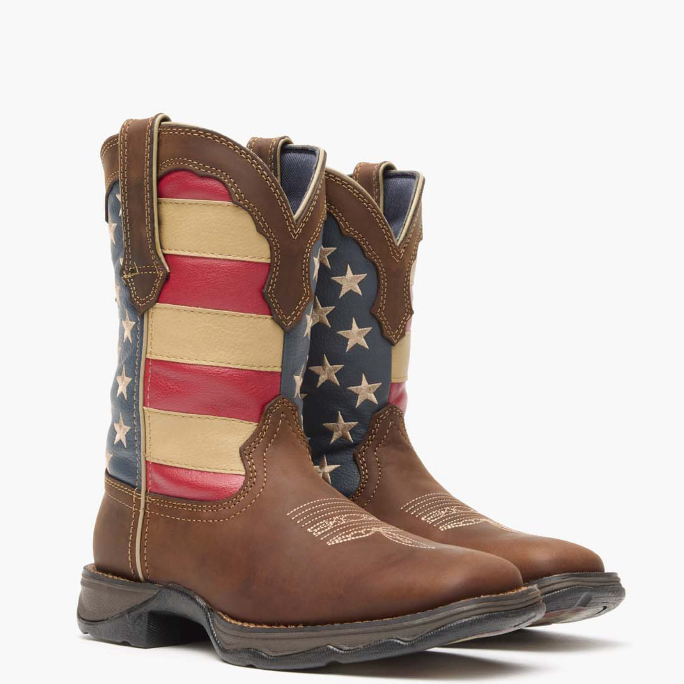 Lady Rebel by Durango® Patriotic Women's Pull-On Western Flag Boot - 12