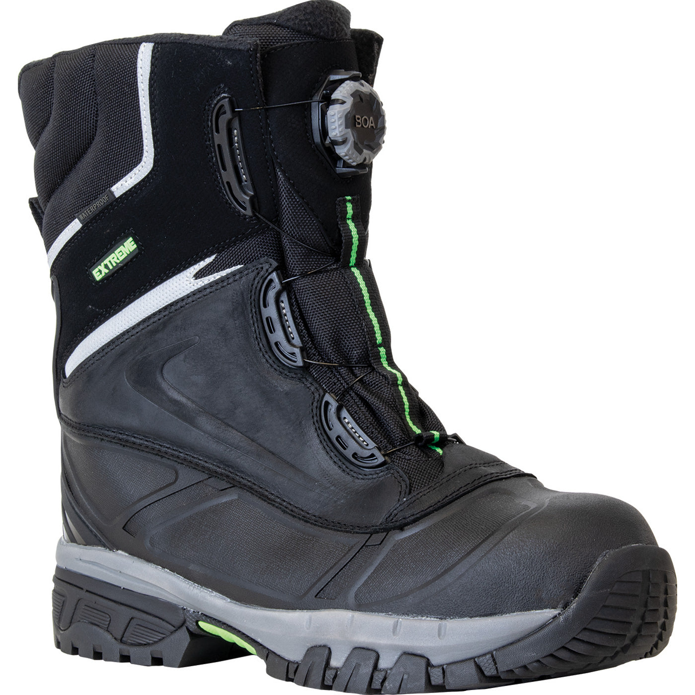 RefrigiWear Extreme Pac Men's 9 inch Composite Toe 600G Insulated Waterproof Slip-Resistant Work Boot - profile