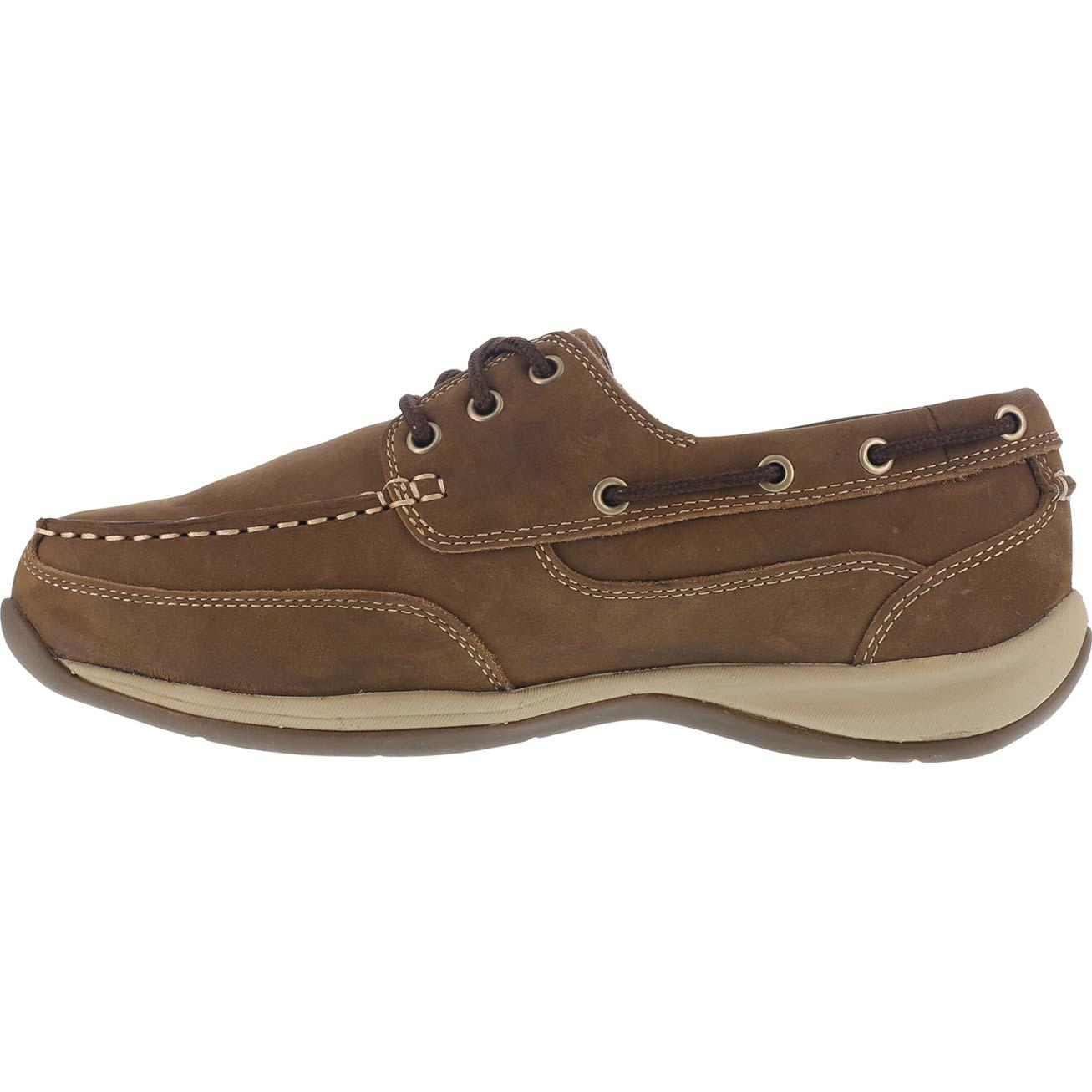 Rockport Works Sailing Club Women's Steel Toe Internal Met Guard Boat Shoe - profile