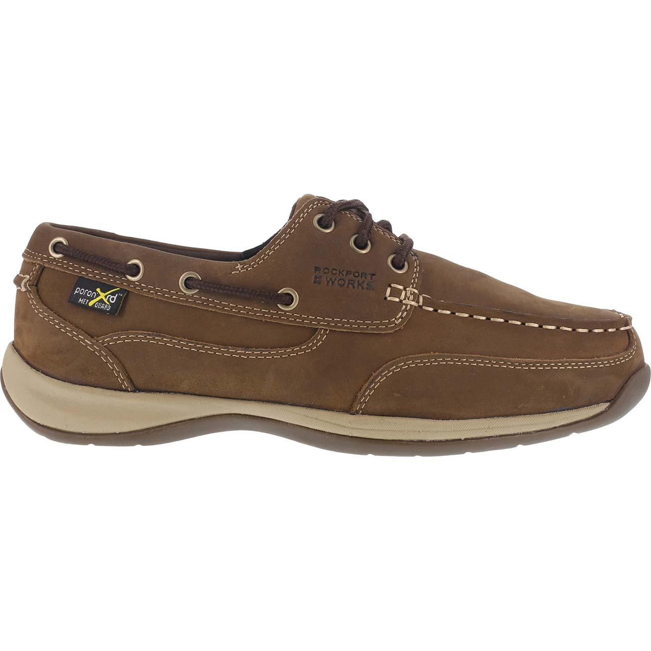 Rockport Works Sailing Club Women's Steel Toe Internal Met Guard Boat Shoe - profile