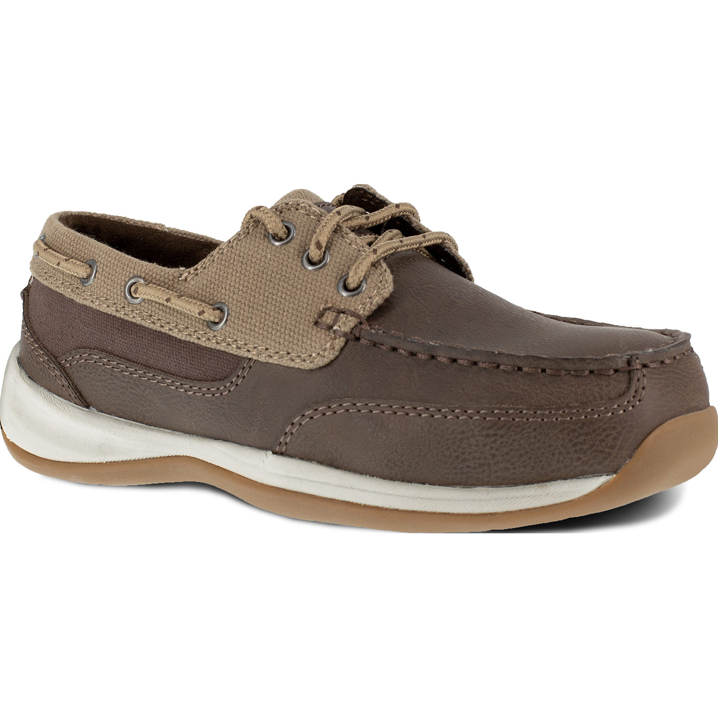 Rockport Works Sailing Club Women's Steel Toe Static Dissipative Boat Shoe - main