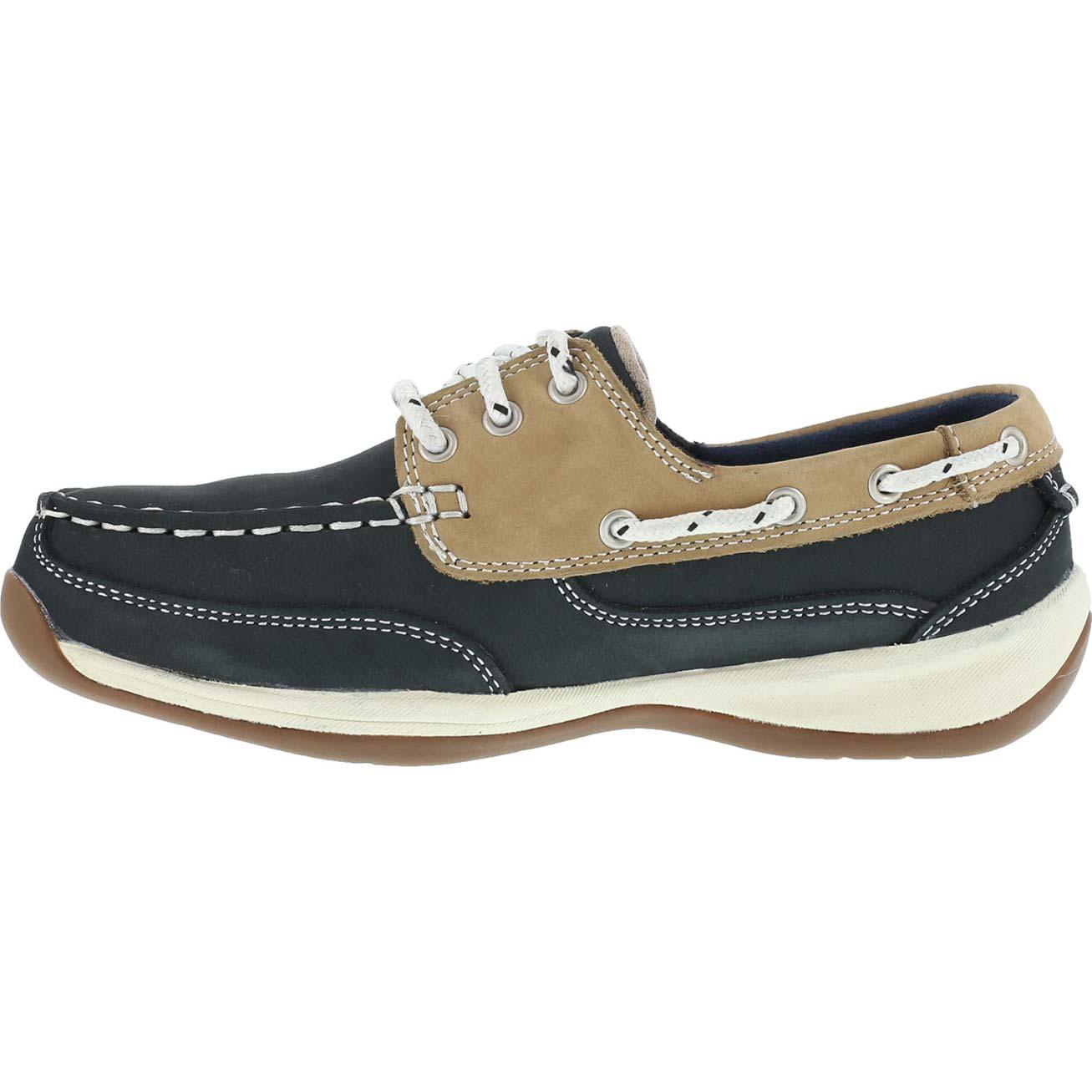 Rockport Works Sailing Club Women's Steel Toe Work Boat Shoe - profile