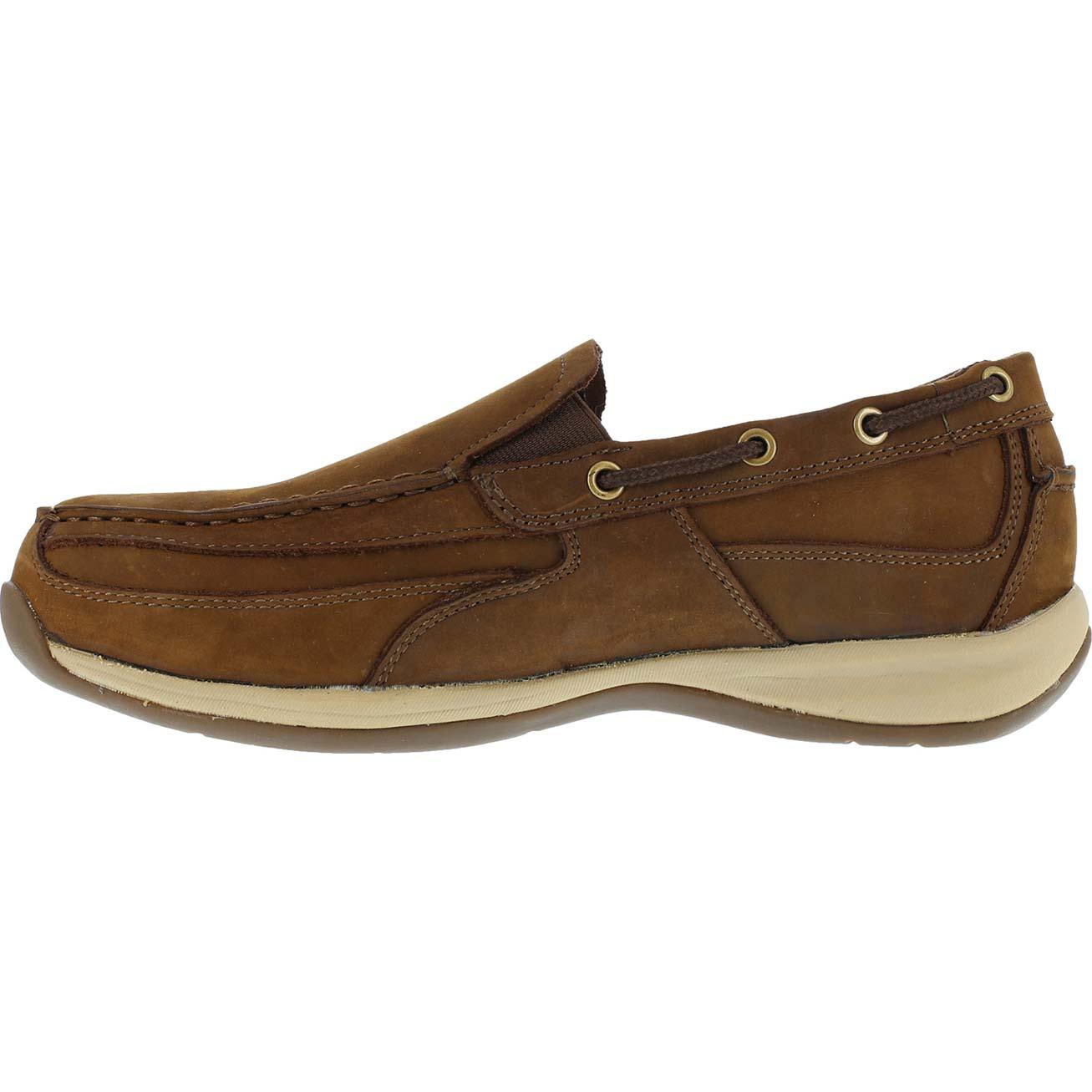 Rockport Works Sailing Club Steel Toe Slip-On Boat Shoe - profile