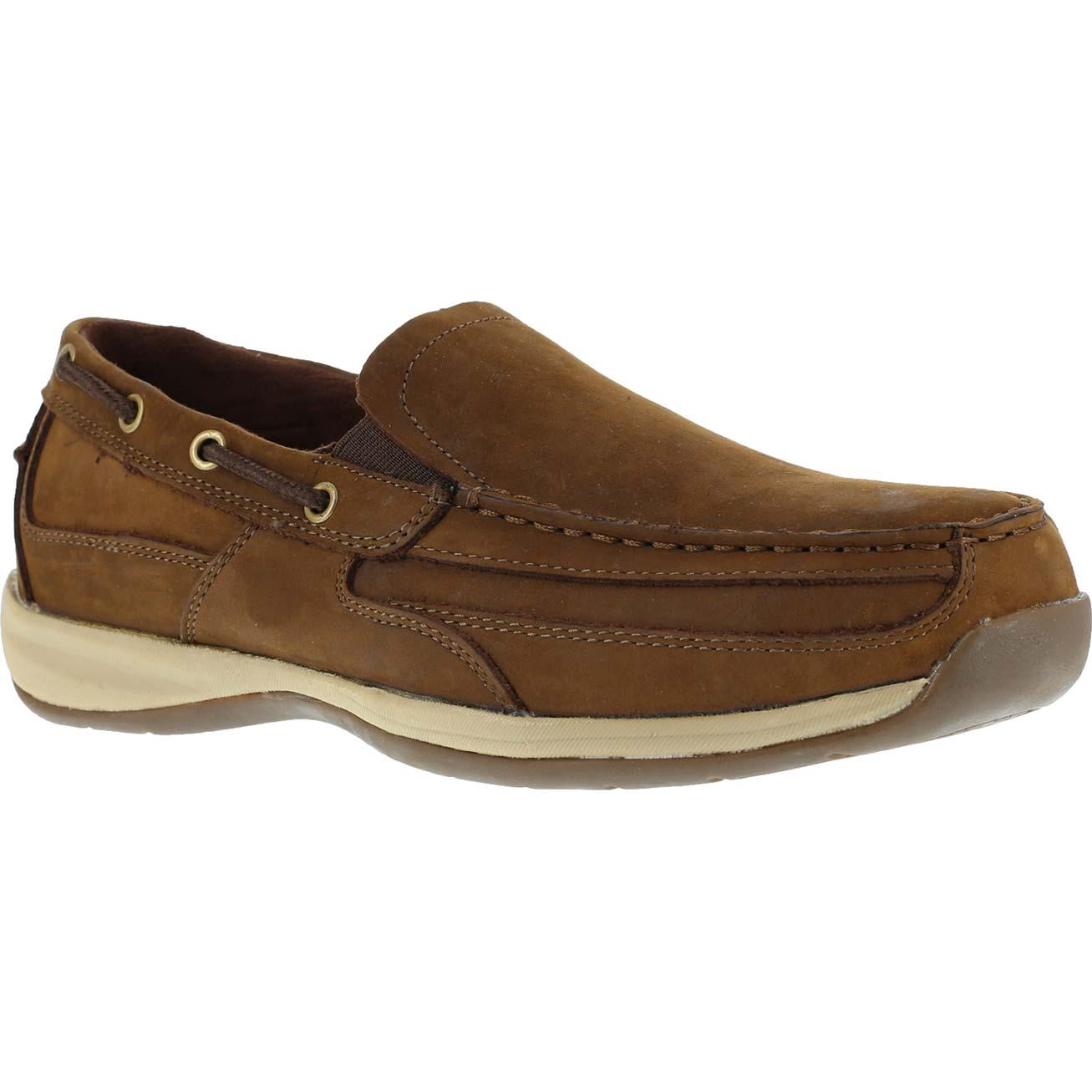 Rockport Works Sailing Club Steel Toe Slip-On Boat Shoe - main